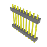 Conn Board Stacker HDR 9 POS 2.54mm Solder ST Top Entry Thru-Hole FLEX STACK Bulk