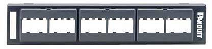 Panduit-CPP12WBL 连接器配件 Connector Accessories Patch Panel Black