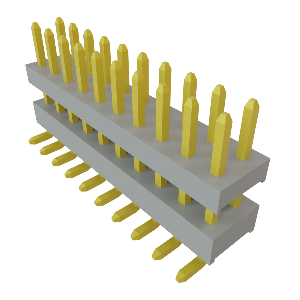 Samtec-TW-10-09-G-D-258-SM-A Steckverbinderleisten und Leiterplattenbuchsen Conn Board Stacker HDR 20 POS 2mm Solder ST Top Entry SMD Tube
