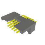 Conn Wire to Board HDR 10 POS 1.27mm Solder RA Side Entry SMD T/R