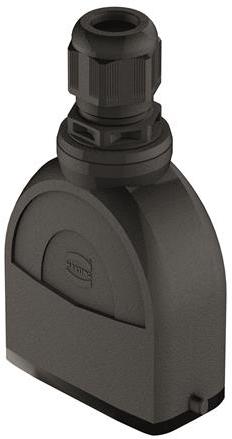 HARTING-19461100445 Adattatori Shrink Boot Hood 180° 10 Shell Size Glass Fibre Reinforced Polyamide Han-Eco®