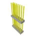 Conn Board Stacker HDR 14 POS 2.54mm Solder ST Top Entry Thru-Hole Bulk