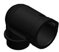Thomas & Betts-ALWD-P488 Kabelzubehör Cable Accessories Elbow Polyamide 6/6 Black