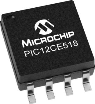 Microchip Technology-PIC12CE518T-04I/SM Microcontrollers - MCUs MCU 8-bit PIC RISC 768B EPROM 3.3V/5V 8-Pin SOIJ T/R