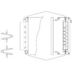Bel Power Solutions-HZZ01229-G Steckverbinderzubehör Connector Accessories Retention Clip For Rectangular Power Connector