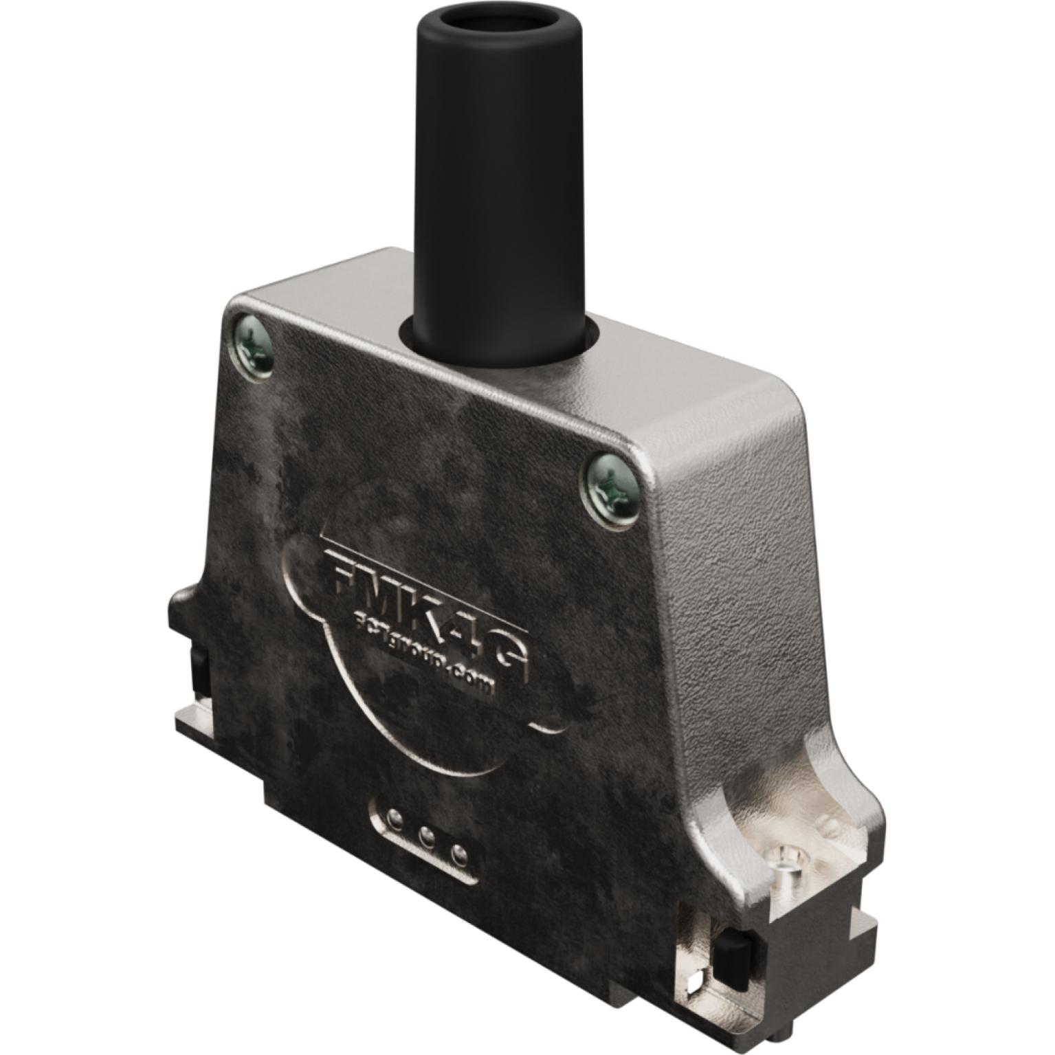 Molex-1731110065 Schrumpfbalgenadapter Backshell 180° 4 Shell Size Nickel Zinc Die Cast