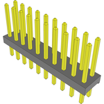 Conn Unshrouded Header HDR 20 POS 2mm Solder ST Top Entry Thru-Hole Bulk