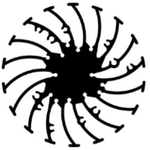 Heat Sink Passive LED Extruded Adhesive 0.85°C/W Black Anodized