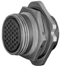 Amphenol-75-069232-02G Steckverbinder, rund Conn Circular PIN 5 POS Crimp ST Box Mount 5 Terminal 1 Port