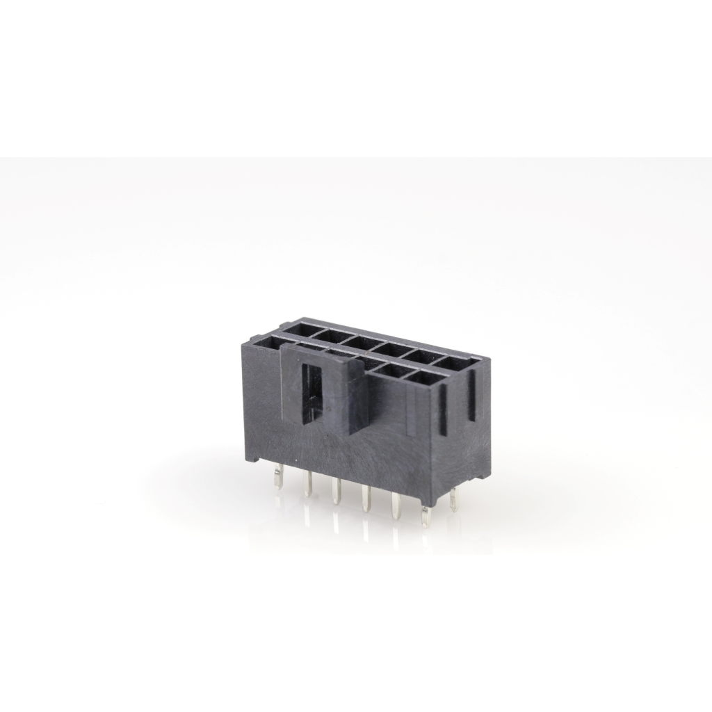 Molex-1722981112 Steckverbinder Conn Power M 12Power POS 3.5mm Solder ST Thru-Hole 12 Terminal 1 Port Ultra-Fit™ Tray