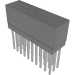 Conn Elevated Socket SKT 30 POS 2.54mm Solder ST Top Entry Thru-Hole Tube