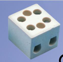 Altech Corporation-CB6/4H Steckverbinder, Klemmenblöcke Conn Terminal Block 4 POS Screw Panel Mount 30A