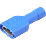 Quick Disconnect Terminal 14-16AWG Brass Blue F 21.8mm Tin InsulKrimp™ T/R