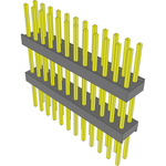 Conn Board Stacker HDR 24 POS 2.54mm Solder ST Top Entry Thru-Hole Bulk