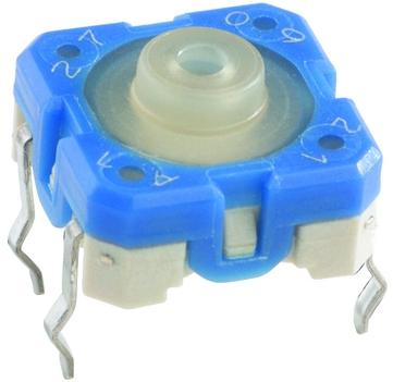 RAFI GmbH & Co. KG-1.14.100.601/0000 Interruttore tattile Switch Tactile N.O. SPST Round Button PC Pins 0.1A 35VAC 35VDC 1VA 4.8N Thru-Hole Tube