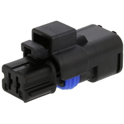 Delphi-10820158 Einzeladersteckverbinder, Gehäuse Conn Housing F 2 POS 3.33mm Crimp ST Cable Mount Black