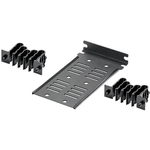 HD Flex Universal Rear Cable Manager 12-position transition manager with screw mount bracket