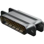 Conn High Density D-Sub Adapter M/F 44/44 POS 1.145mm ST Panel Mount 1/1 Port Tray