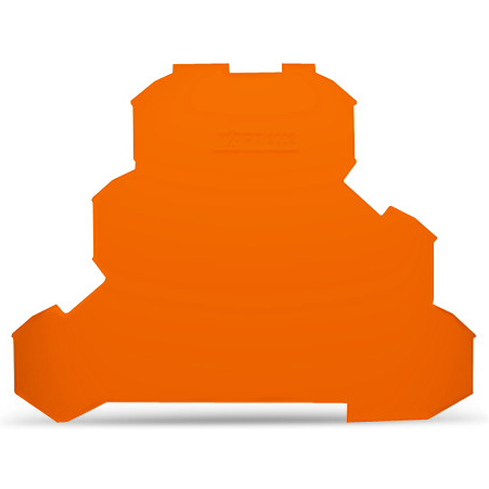 WAGO-2002-3292 Steckverbinderzubehör Connector Accessories End Plate Straight Polyamide 6/6 Orange Box