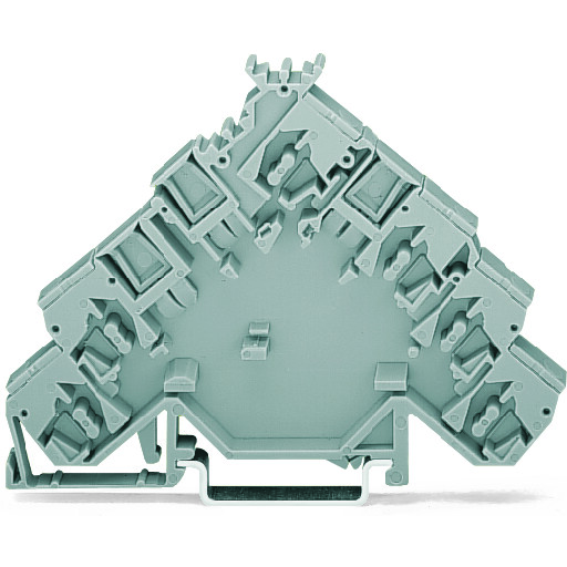 WAGO-280-582 Steckverbinderzubehör Connector Accessories Spacer Polyamide 6/6 Gray Box