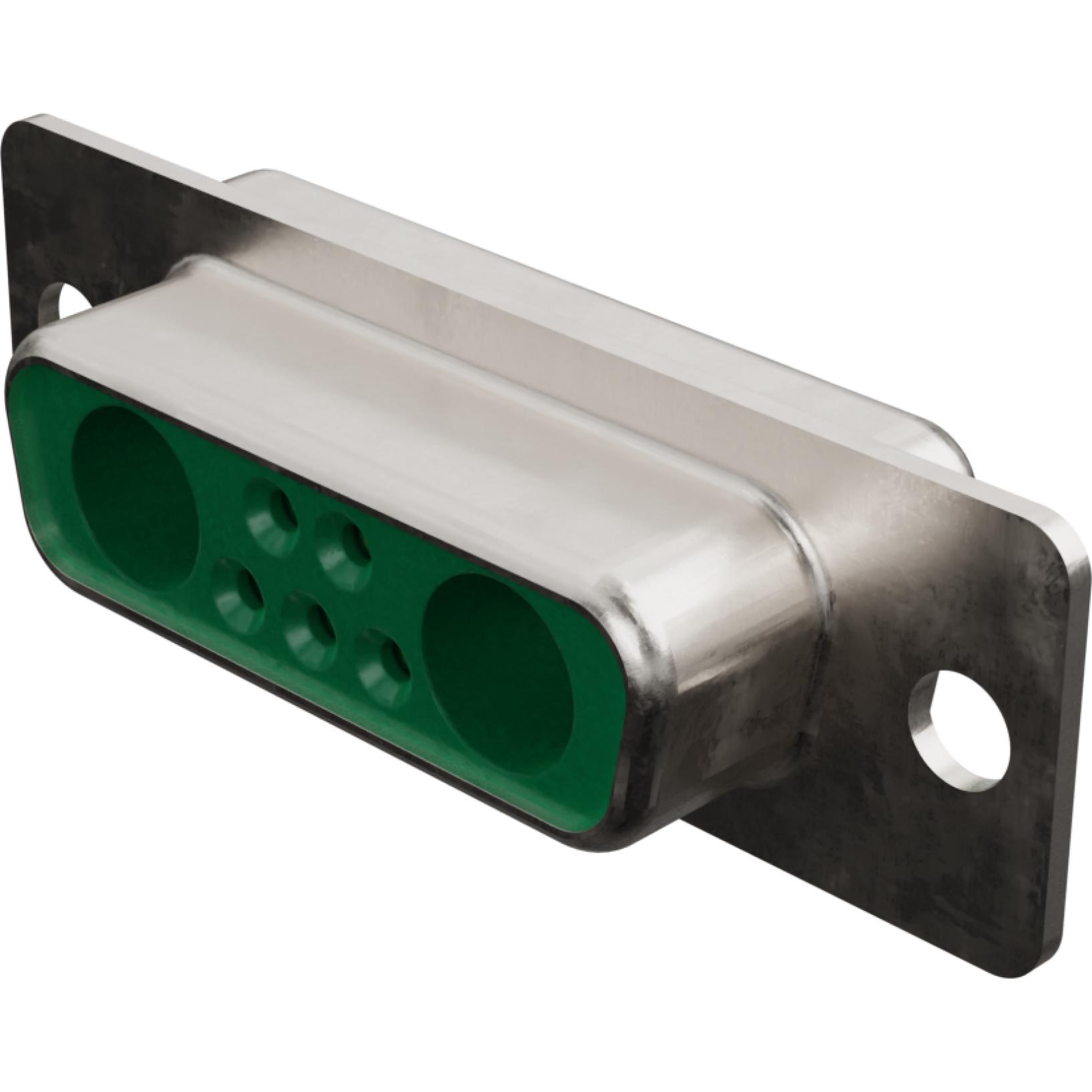 Molex-1727040036 Steckverbinder, D-Sub Conn D-Sub F 5Signal/2Cavity POS Solder Cup ST Cable Mount 5 Terminal 1 Port Carton