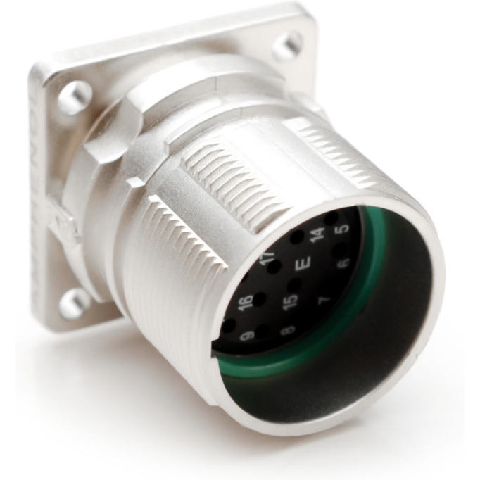 Amphenol-MA2LAE1700 Connecteur circulaire 17 Position Straight receptacle flange mount Checkmate male or female