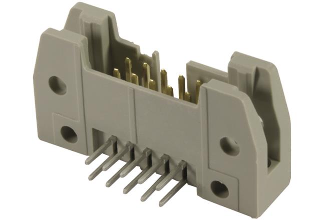 HARTING-09185065921 Steckverbinderleisten und Leiterplattenbuchsen Conn Shrouded Header (4 Sides) M 6 POS 2.54mm Solder RA Side Entry Thru-Hole Carton