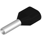 Weidmuller-9037470000 Steckverbinderanschlüsse Ferrule Terminal 16AWG Copper Black M 16mm Galvanic Tin Loose