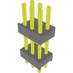Conn Board Stacker HDR 6 POS 2.54mm Solder ST Top Entry Thru-Hole Bulk