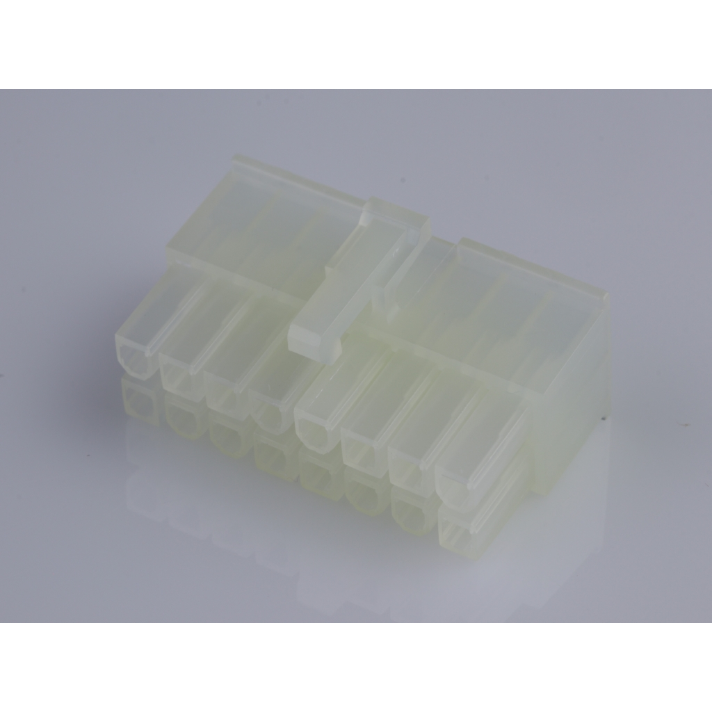 Molex-0039012160 Einzeladersteckverbinder, Gehäuse Conn Housing RCP 16 POS 4.2mm Crimp ST Cable Mount Natural Mini-Fit Jr™ Bag