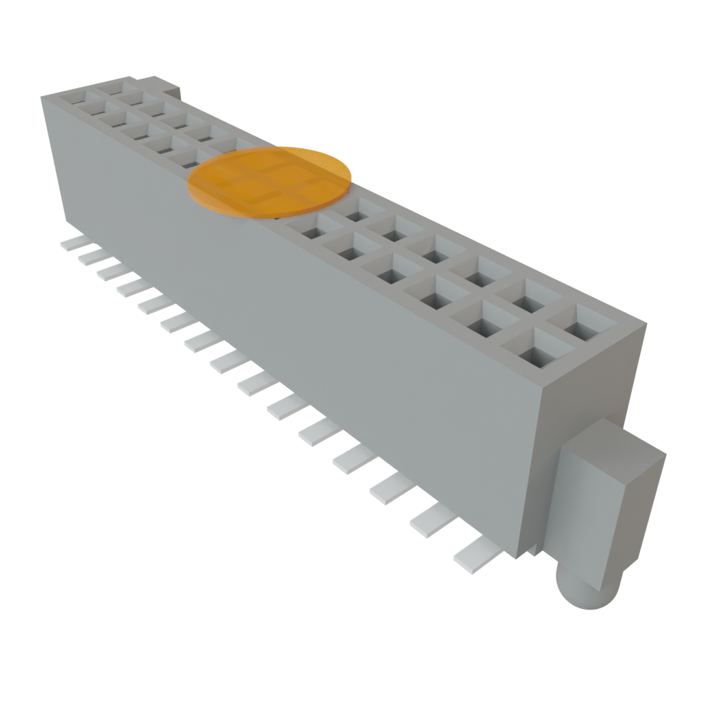 Samtec-SFC-115-T2-L-D-A-K Connector Headers and PCB Receptacles Conn Socket Strip SKT 30 POS 1.27mm Solder ST Top Entry SMD Tube
