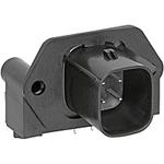 Conn Wire to Board HDR 4Power POS 5.84mm Solder RA Side Entry Thru-Hole MX150L Tray