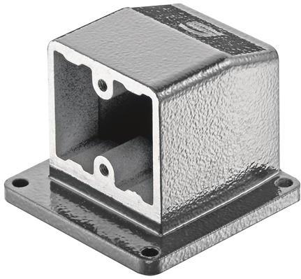 HARTING-09140020950 Adattatori Shrink Boot Angled Housing 90° Powder Zinc Die Cast Single Lock Han-Modular®