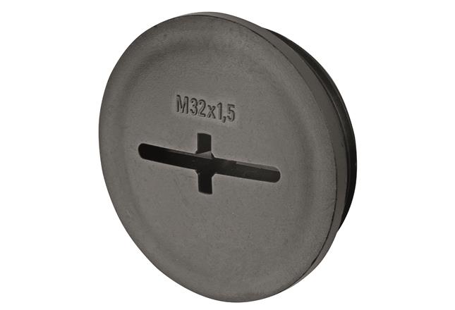 HARTING Technology Group-19000005172 Cable Accessories Cable Accessories Dummy Plug Thermoplastic Black