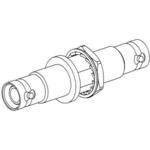 Radiall-R317720000 RF-Steckverbinder Conn SHV Adapter 0Hz to 2GHz 50Ohm ST PL/PL Gold Over Nickel Standard