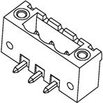Molex-0395365005 Steckverbinderleisten und Leiterplattenbuchsen Conn Shrouded Header (4 Sides) HDR 5 POS 5.08mm Solder RA Side Entry Thru-Hole Eurostyle