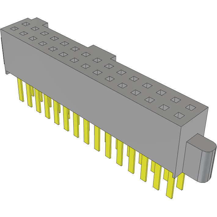 Samtec-SFML-115-01-H-D Embases de raccordement et réceptacles PCB Conn Socket Strip SKT 30 POS 1.27mm Solder ST Thru-Hole TIGER EYE™ Tube