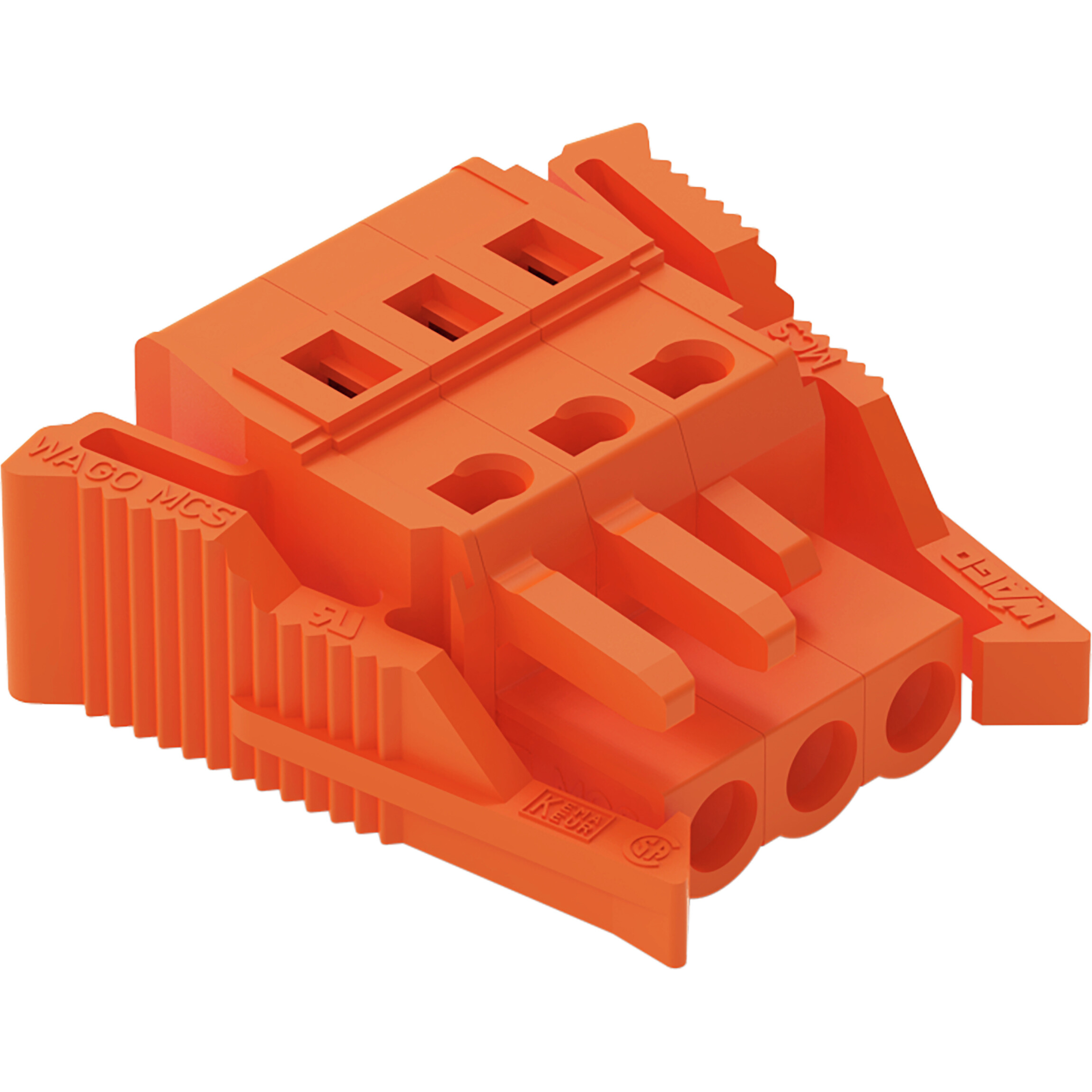 WAGO-231-303/037-000 Blocchi terminali connettore Conn Terminal Block F 3 POS 5.08mm Spring Clamp RA Cable Mount 15A Box