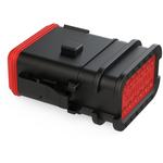 Conn Housing PL 12 POS Crimp ST Cable Mount Black