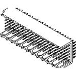 Conn Hard Metric HDR 72 POS 2mm Press Fit ST Thru-Hole HDM® Tube