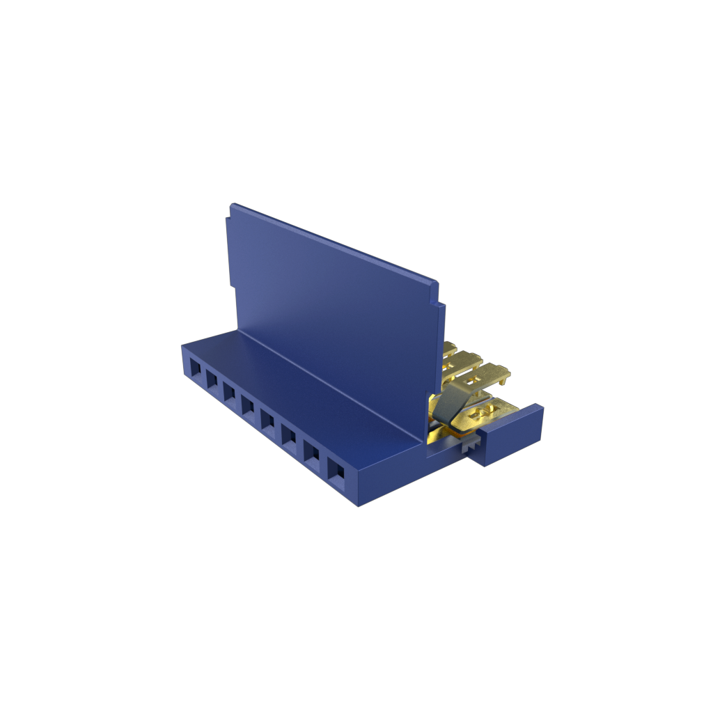 Amphenol Communications Solutions-65801-037LF Conector FFC-FPC Clincher™ Flex Connectors, Receptacle Assembly, Single Row, 8 Positions, 2.54mm (.100in) Pitch