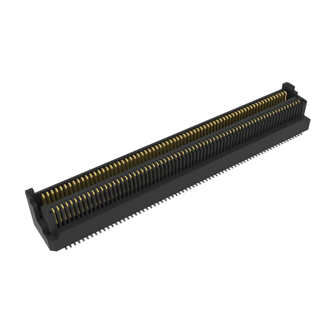 Amphenol Communications Solutions-10106814-074002LF Piastre connettori e prese PCB 0.5 mm Pitch Hermaphroditic Mezzanine Connector, 70 positions, Short length, Half of mated height equals 3.5 mm