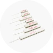 Vitrohm-KVS400KB-RD-2R2AA Foro singolo fissato al resistore Power Wire wound Ceramic Resistors, vertical