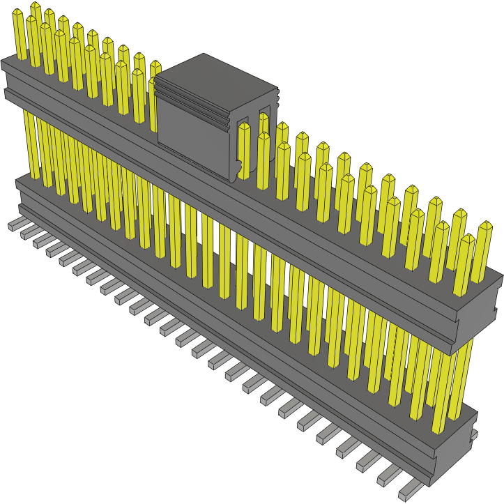 Samtec-FW-25-05-L-D-440-120-APTR Piastre connettori e prese PCB Conn Board Stacker HDR 50 POS 1.27mm Solder ST Top Entry SMD FLEX STACK™ T/R
