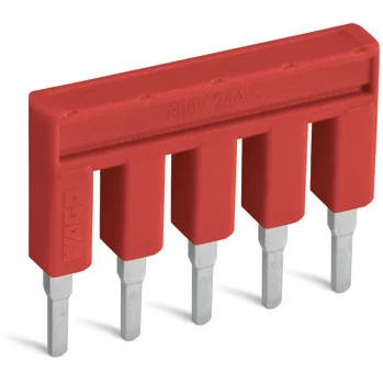 WAGO-2002-406/000-005 Steckverbinderbrücken und Shunts Conn Jumper Bar M 6 POS Push-In ST Box