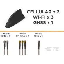 TE Connectivity-L000423-01 Antenne Antenna Sharkfin 4.8dB Gain 7125MHz Carton