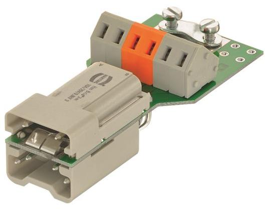 HARTING Technology Group-09120062695 Connector Rectangular Han Male Insert PFT With Cage Clamp