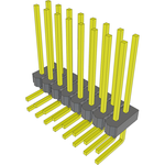 Conn Unshrouded Header HDR 16 POS 2.54mm Solder RA Side Entry Thru-Hole Bulk