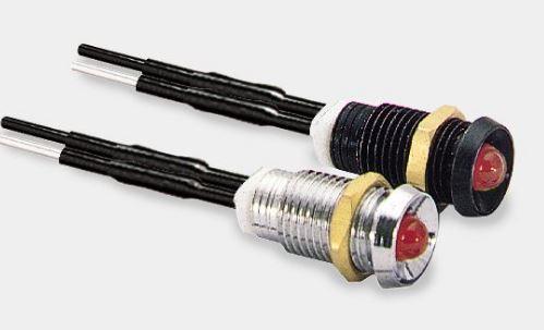 Bulgin Components PLC-A1048OAAAC Panel Mount Indicators LED Panel Mount Indicator 2-Pin