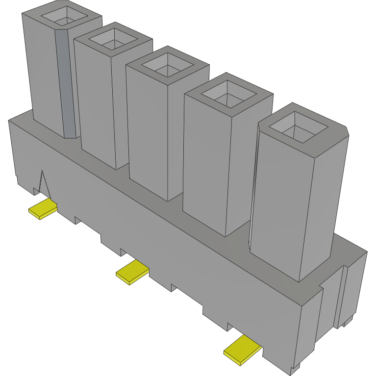 Samtec-IPBS-105-02-T-S Piastre connettori e prese PCB Conn Isolated Power Socket SKT 5Power POS 4.19mm Solder ST Top Entry SMD Power Mate® Tube